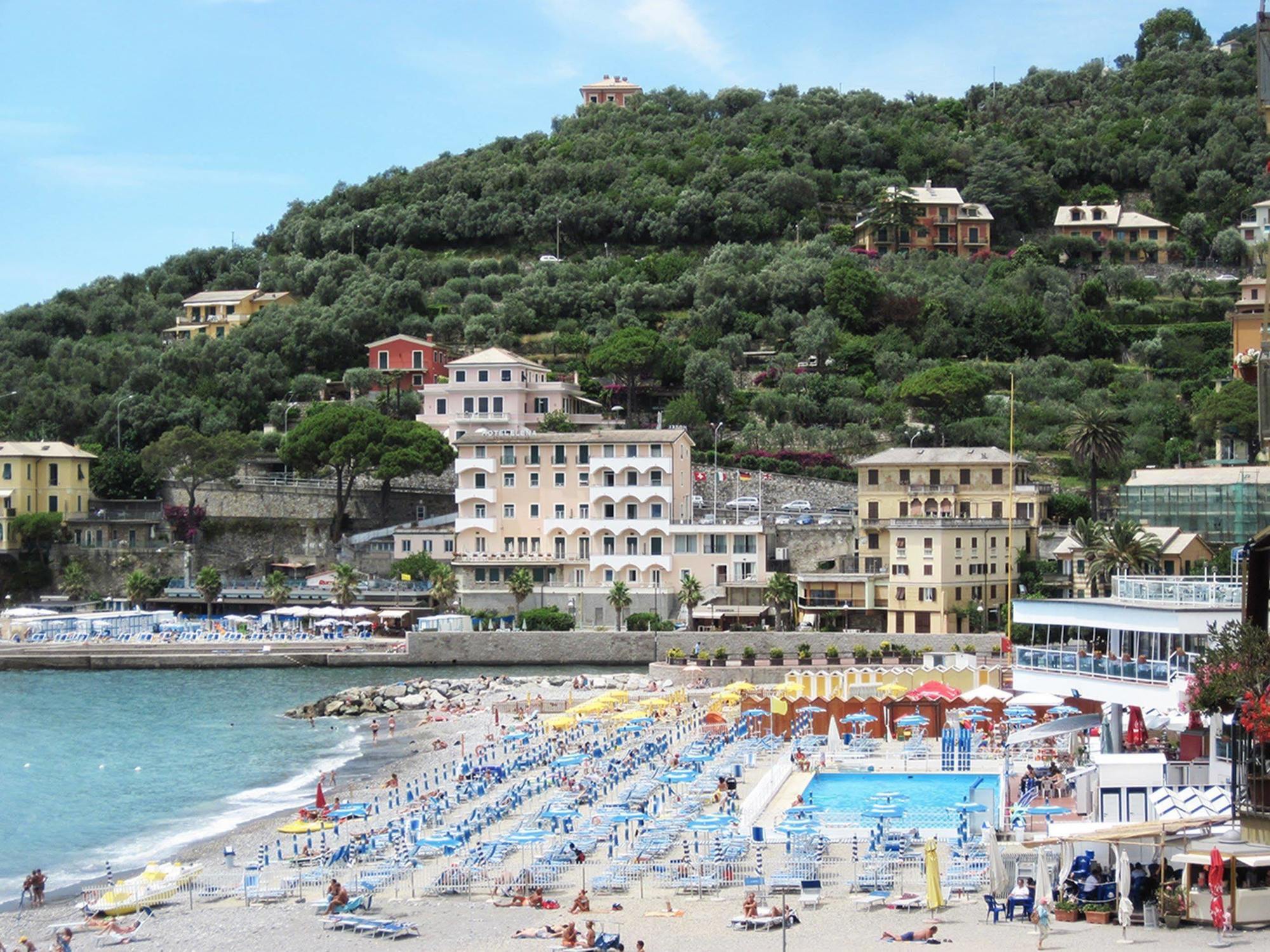 Hotel Elena Recco Bagian luar foto