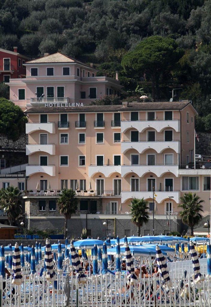 Hotel Elena Recco Bagian luar foto